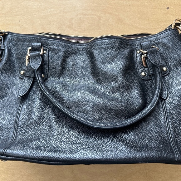 Kattee black leather handbag purse - GREAT condition - Picture 1 of 7